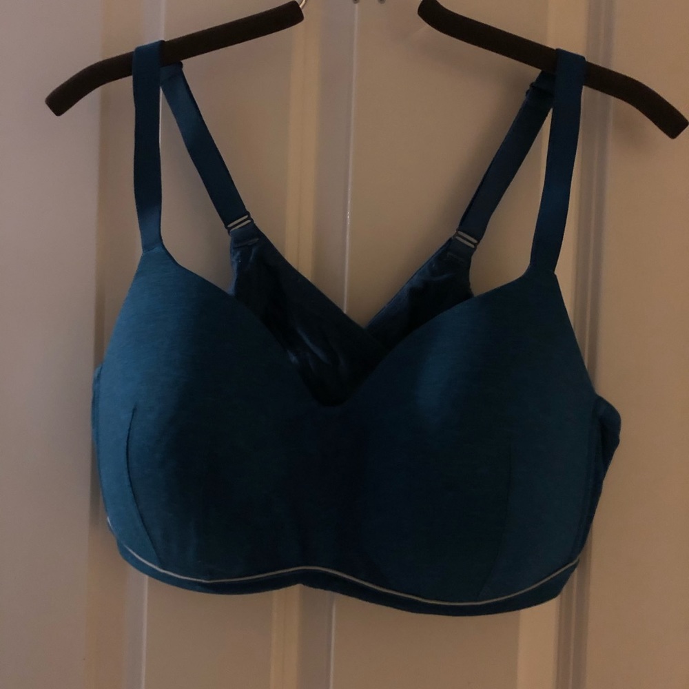 40DD Wire Free Teal Lounge Bra